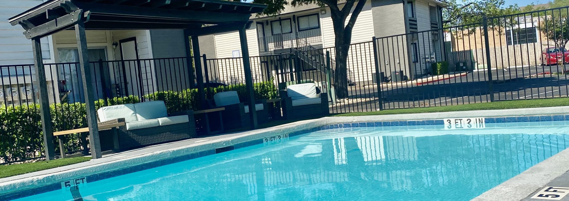 the pool at The Colony Creek Apartments